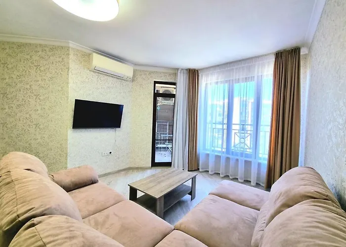 דירה Sunrise Dreams With Free Parking *